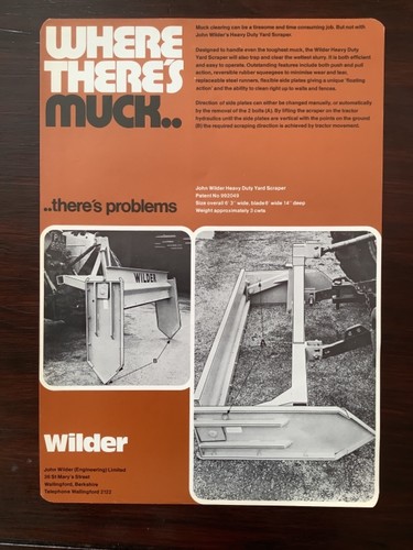 Wilder heavy duty - heavy, scraper