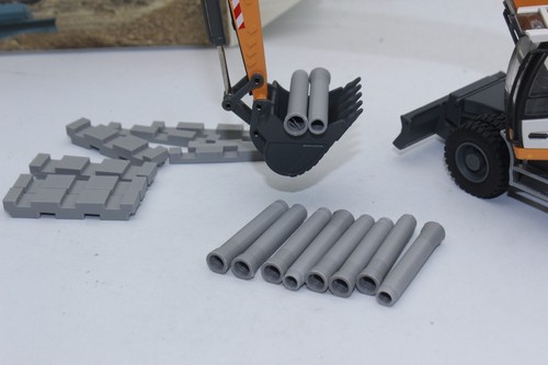 10x concrete pipes frame - 10x,