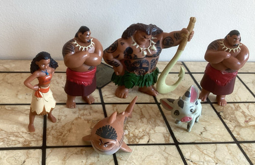 Disney moana toy figures set - disney,