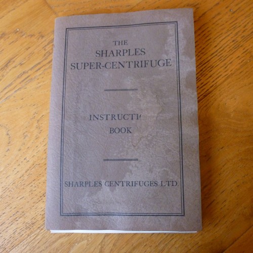 Sharples super centrifuge - sharples,