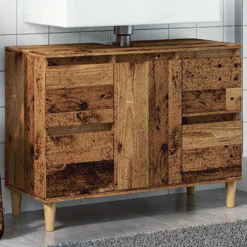 Sink cabinet old - cabinet, wood