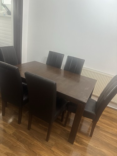 Oak wood expandable dining - wood,