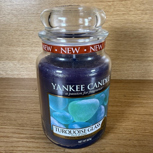 Yankee candle turquoise glass - yankee,