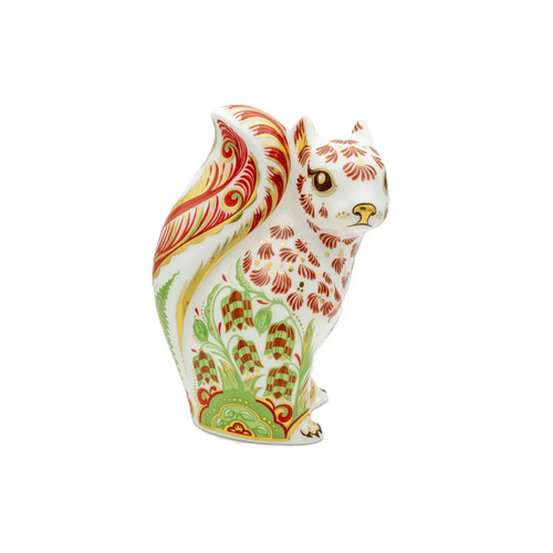 Royal crown derby red - red, squirrel
