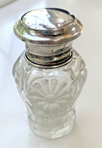 Antique cut glass scent - cut,