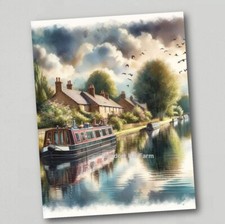 Fridge Magnet Canal Barge Narrow Boat British Waterways (3)