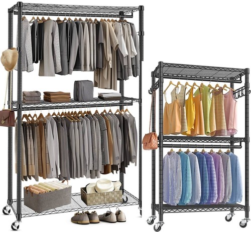 Heavy duty clothes rail with - heavy,