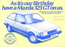 Mazda 323 GT Competition Entry Sales Brochure 1982
