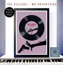 The Killers 'Mr Brightside', Framed Vinyl Single Record, Music Wall Art