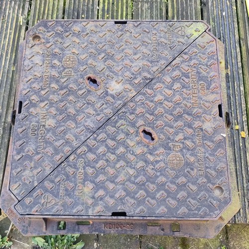 Cast iron manhole - iron,