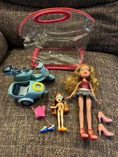 Bratz Doll With Spare Feet And Lil Bratz Doll With Scooter/side Car