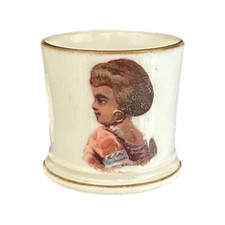 VERY RARE MINIATURE MUG - BLACKAMOOR - YOUNG SLAVE PAINTED PORTRAIT C1820