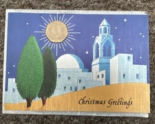 1988 Gibraltar Christmas 50p Standard Finish Coin on Card UNC