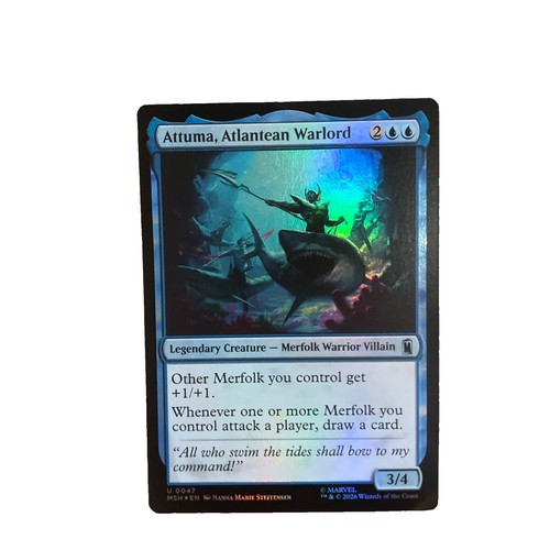 Mtg attuma atlantean - atlantean, warlord