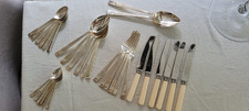 Vintage cutlery set - 32 piece - EPNS / bone handled