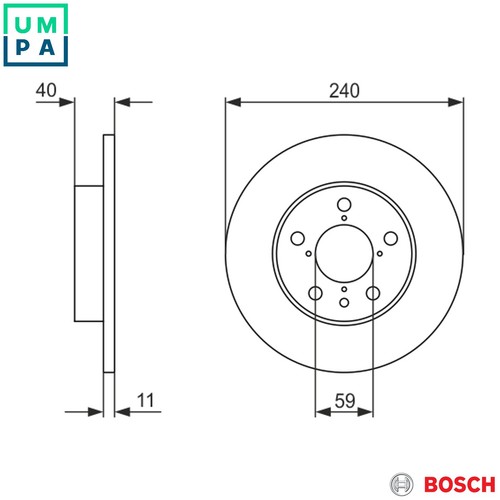 Brake disc 986 478 - disc,