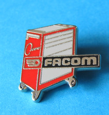 Vintage FACOM Tool Box Pin Badge. Enamel. Advertising Tools.  VGC ?