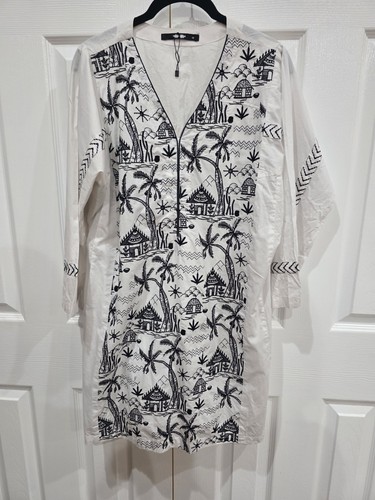 Khaadi white embroidered - white, kurti
