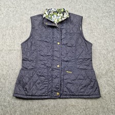 Barbour Gilet Womens UK Size 16 Navy Liddesdale Vest Jacket  Quilt Country