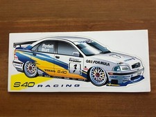 BTCC TWR Volvo S40 Racing Genuine New Old Stock Sticker Rydell/Burt