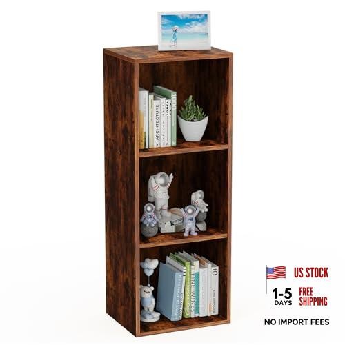 Retro brown tier bookshelf - brown,