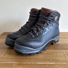 Uk Size 9.5 Asolo Hiking Boots Tri Fusion Walking Vibram Sole Mens Tough Black