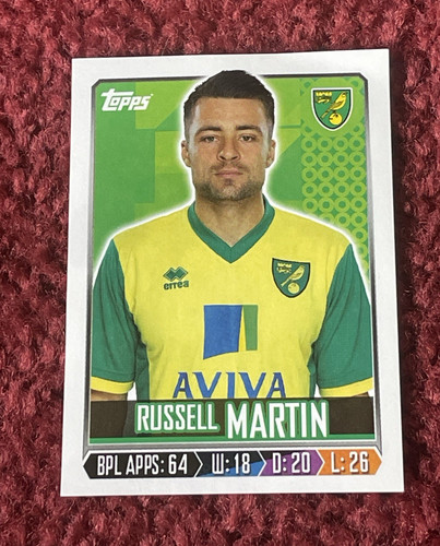 Topps premier league russell - topps,