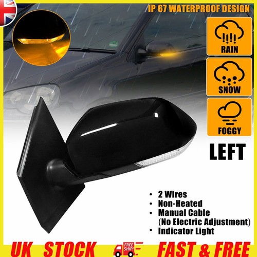 Left door wing mirror manual - left,