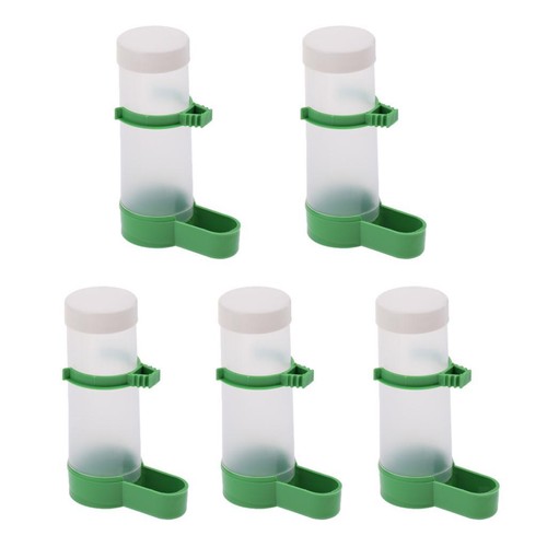 5pcs parrot food fountain cage - parrot,