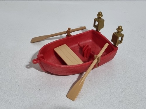 Playmobil antique red boat - red,