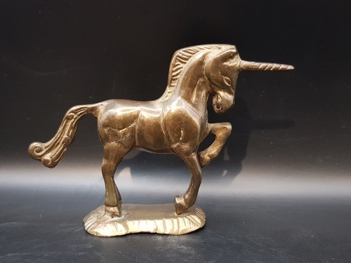 Vintage solid brass - vintage, 4"