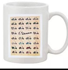 Vespa Scooters Novelty Printed Mug