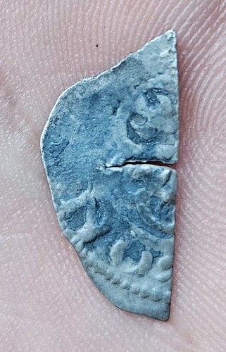 Medieval english silver cut - medieval,