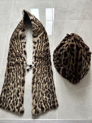Ocelot scarf and hat women - scarf, women's