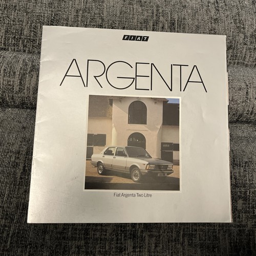 Fiat argenta sales - uk, market