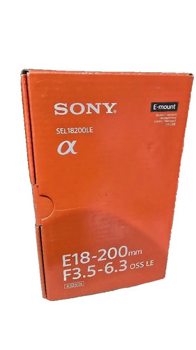 Sony 200 mm sel18200 - sony, e