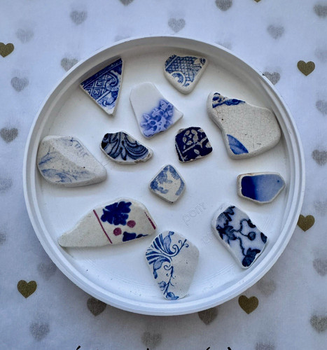 Scottish sea pottery shards - scottish,