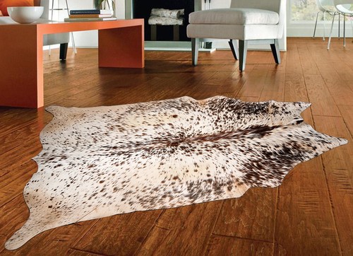 100 genuine cow - 100%, rug