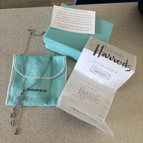 Vintage love tiffany necklace - tiffany,