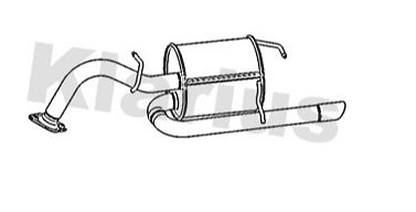 Exhaust toyota yaris vvti - exhaust, 1.3