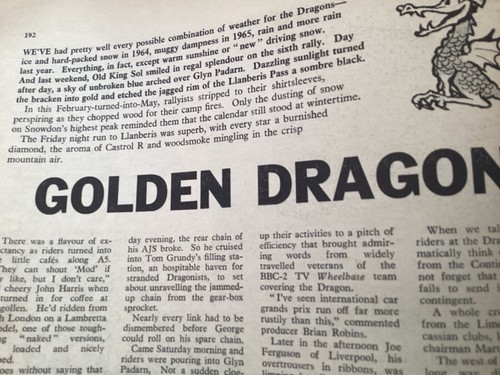 Dragon rally glyn padarn - dragon,
