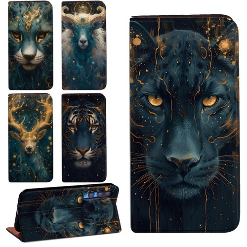 Leather flip wallet - pu,