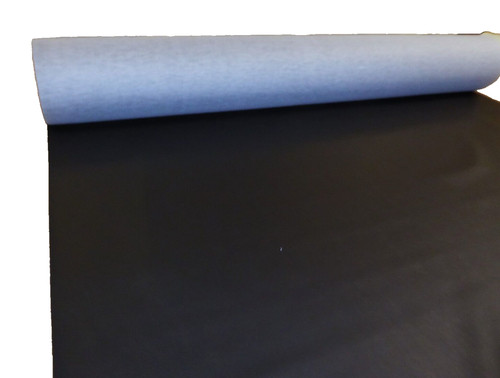 Black faux leather fabric - faux,