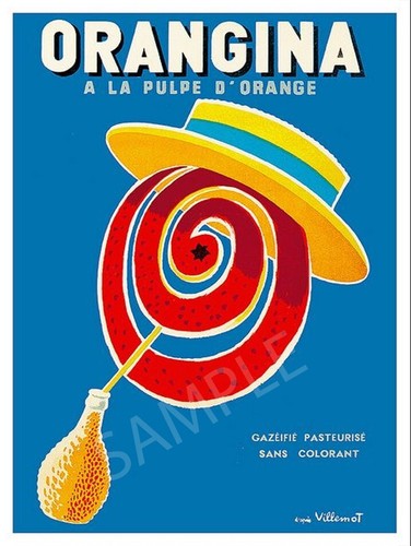 Orangina vintage aluminium - orangina,