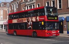 BUS PHOTO LONDON TRANSDEV SP25 PHOTOGRAPH SCANIA DOUBLE DECKER PICTURE YN08DHL.