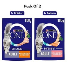 Purina ONE Bifensis Cat Food Bundle – 800g Chicken & Salmon with Wholegrains