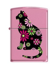 Zippo Funky Cat Pink Matte