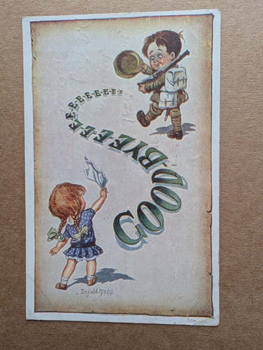 Old postcard ww1 artist - ww1, donald
