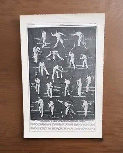 Vintage 1930s british - british, cricket