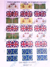 INDIAN MUTINY - MUTINIED REGTS